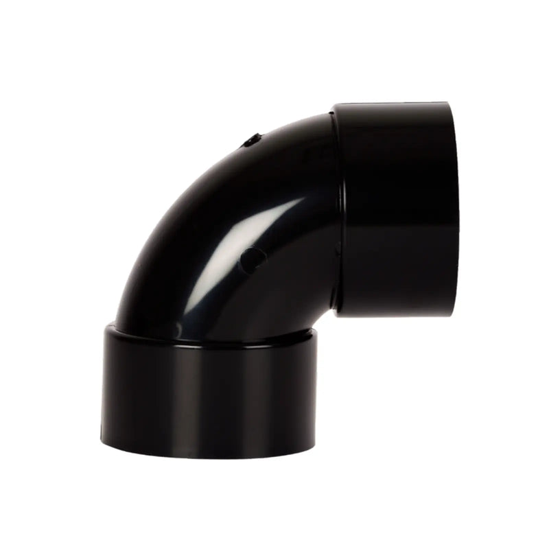 Davant Solvent Weld Swept Bend 92.5° Black 40mm