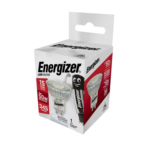 Energizer LED GU10 Cool White 36" 4w 345lm