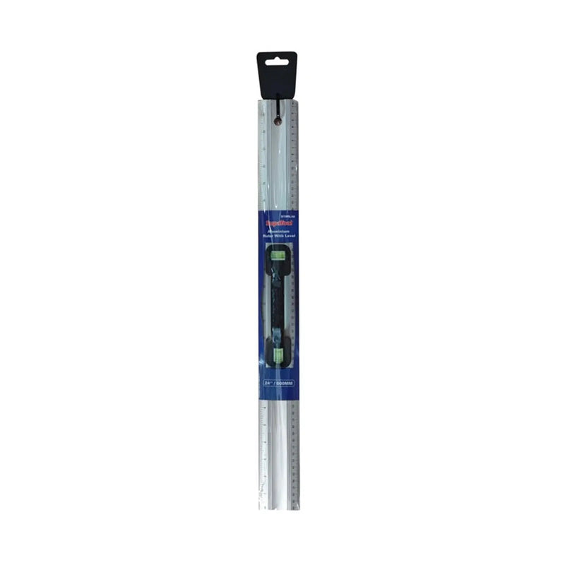 SupaTool Aluminium Ruler With Level 24" 600mm