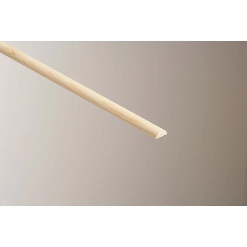 Cheshire Mouldings Half Round Pine 6 x 21mm x 2.4m