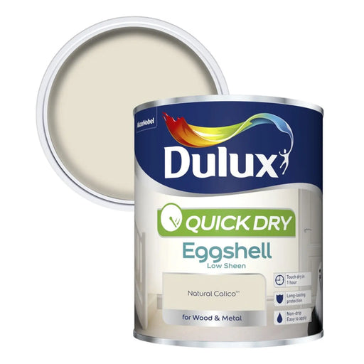 Dulux Quick Dry Eggshell 750ml Natural Calico