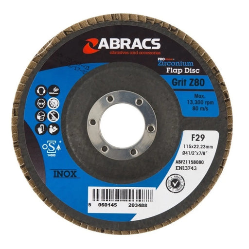 Abracs Flap Disc 115mm 80g