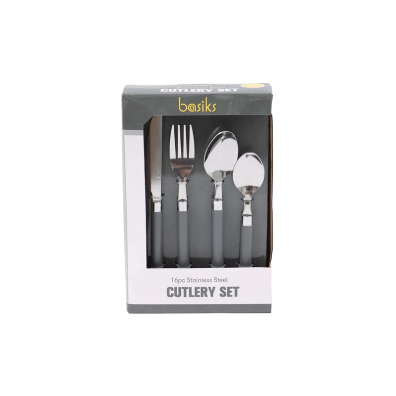 Basiks Stainless Steel Cutlery Set 16 Piece