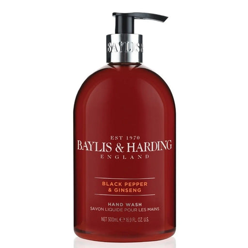 Stax Baylis & Harding Hand Wash 500ml Black Pepper & Ginseng