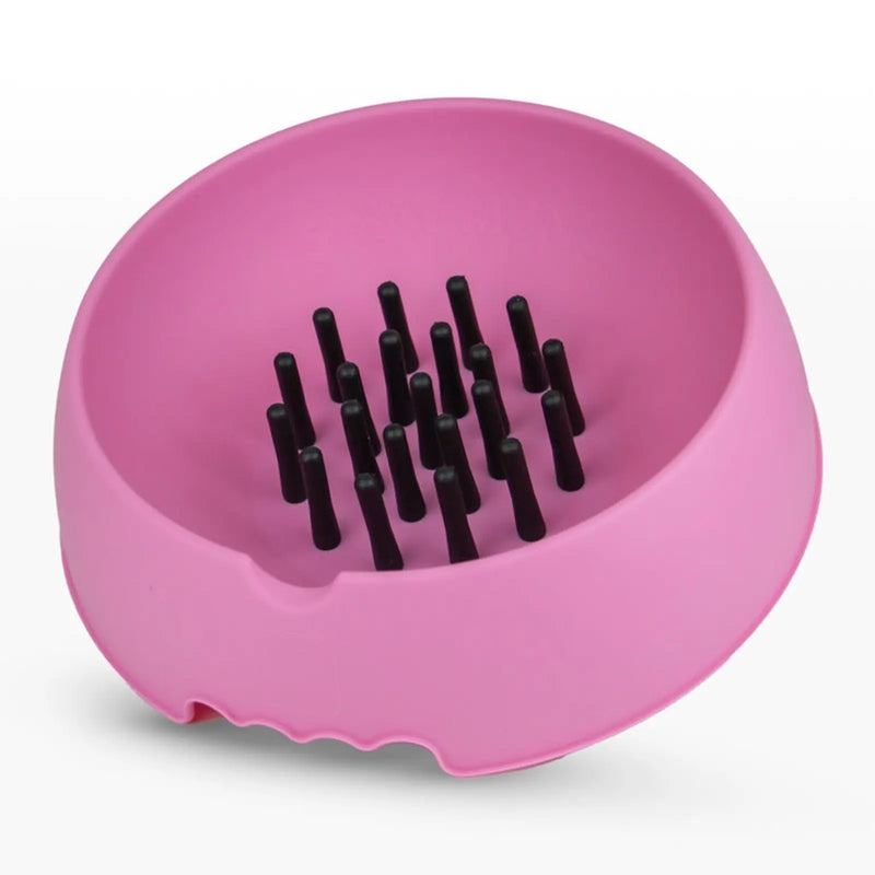 Slow Muncher Large Dog Bowl Pink External: 270mm Internal: 220mm