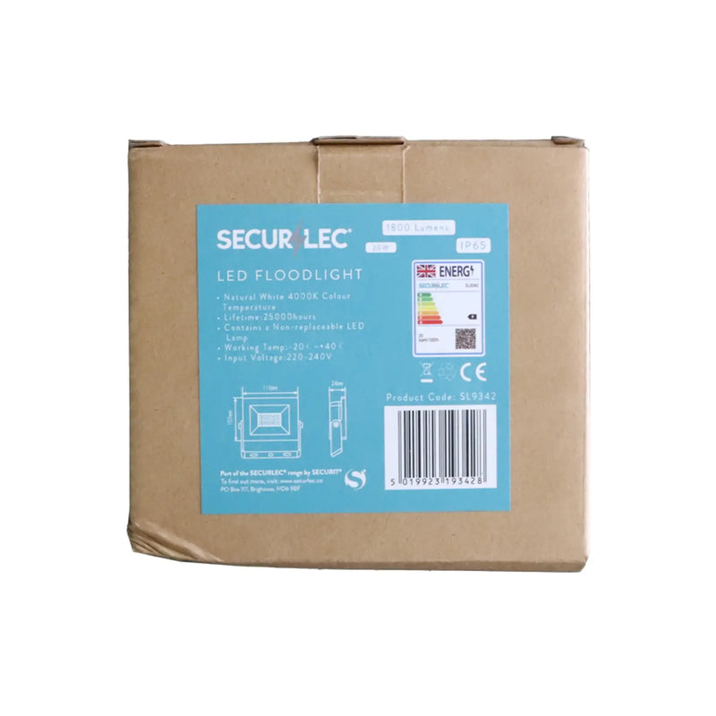 Securlec LED Floodlight 4000k 20w