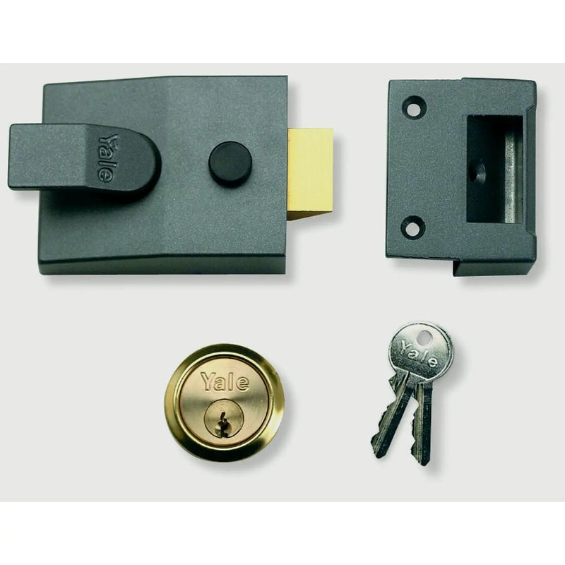 Yale Deadlocking Standard Nightlatch Security Lock 40mm