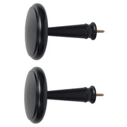 Jones Interiors Shore Wood Holdback Black Pair