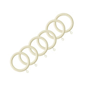 Jones Interiors Shore Wood Rings Ghost Pack 6