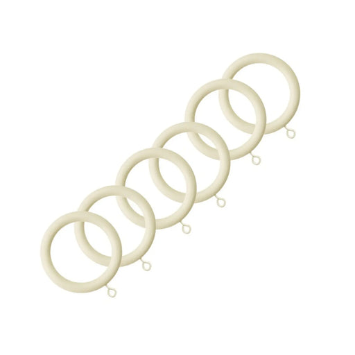 Jones Interiors Shore Wood Rings Ghost Pack 6