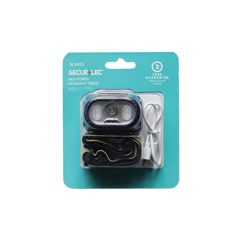 Securlec High Powered Headlight Torch 3w