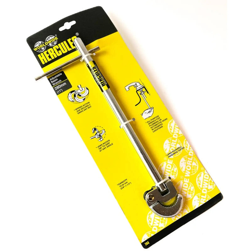 Hercules Adjustable Basin Wrench 279mm(11")