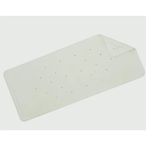 Croydex Basics Rubber Bath Mat White 740mm x 340mm