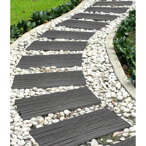 Primeur Railroad Stepping Stone Railroad Tie Grey 2x25x60cm