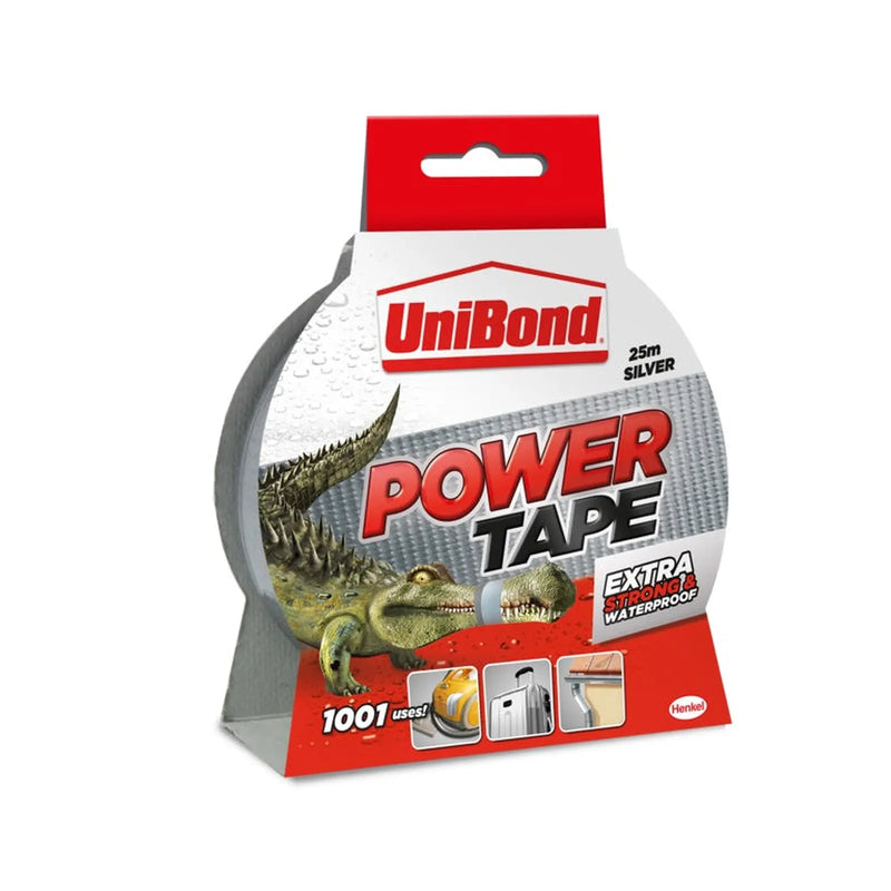UniBond Power Tape Plus 20% Silver 50mm x 25m