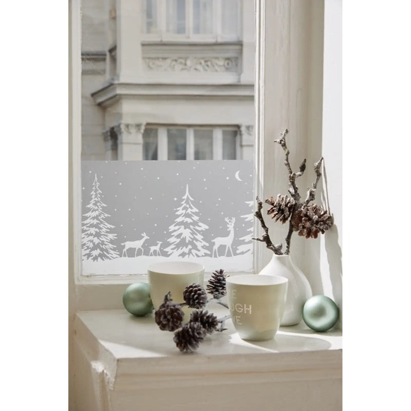 Stax d-c-fix® Winter Border 20cm x 1.5m White Forest