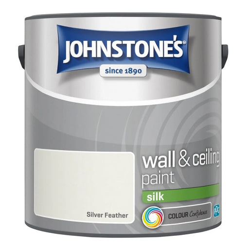 Johnstone's Wall & Ceiling Silk 2.5L Silver Feather