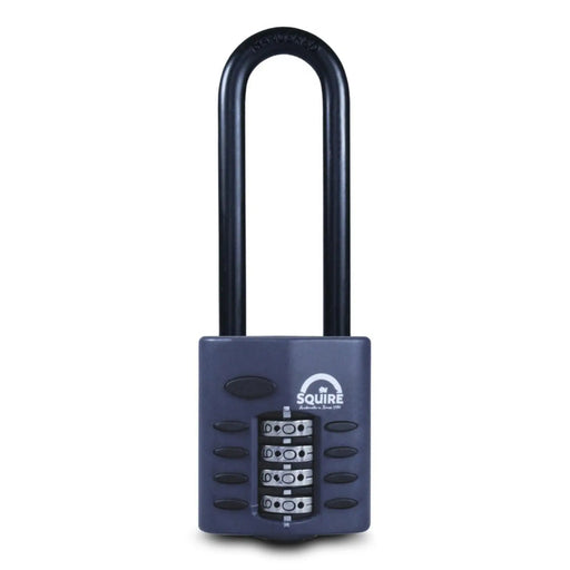 Squire Recodeable Heavy Duty Combination Padlock Long Shackle - 40mm