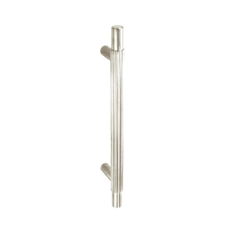 Smiths Architectural Linear Knurled Handle 128mm Satin Nickel