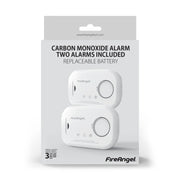 Fire Angel Carbon Monoxide Alarm Twin Pack Replaceable Battery