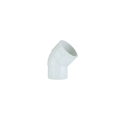 Davant Solvent Weld Spigot 45° Bend White 40mm