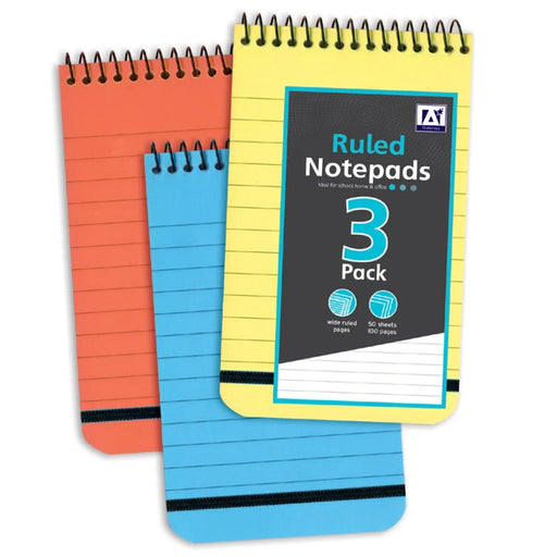Stax I G Design Rulled Notepads 3 Pack