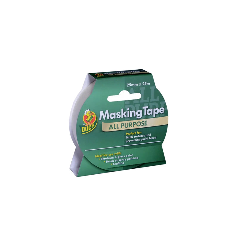Duck Tape All Purpose Masking Tape Beige 25mm x 25m