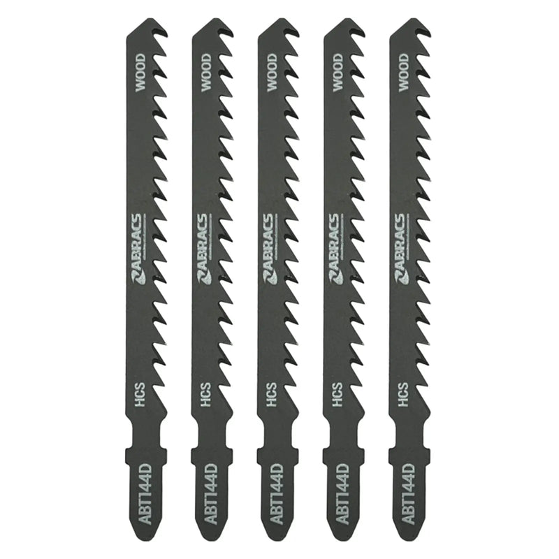 Abracs Jigsaw Blade For Wood Pack 5 100mm