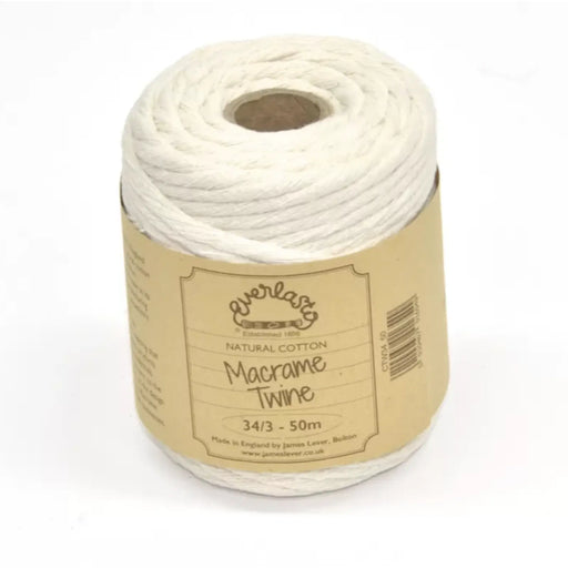Everlasto Cotton Macramé Twine 50M Spool