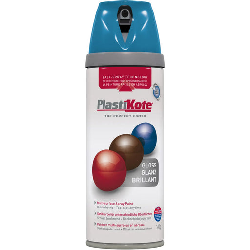 PlastiKote Twist & Spray Paint 400ml Exotic Sea Gloss
