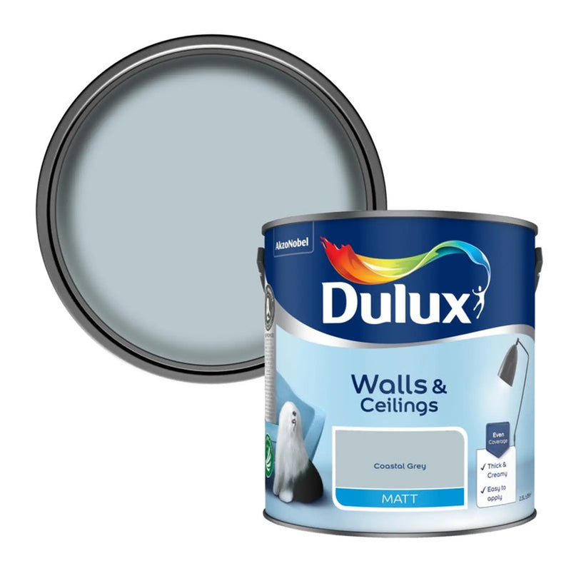 Dulux Matt 2.5L Coastal Grey