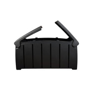 Strata Outdoor Garden Storage Box 322L Black