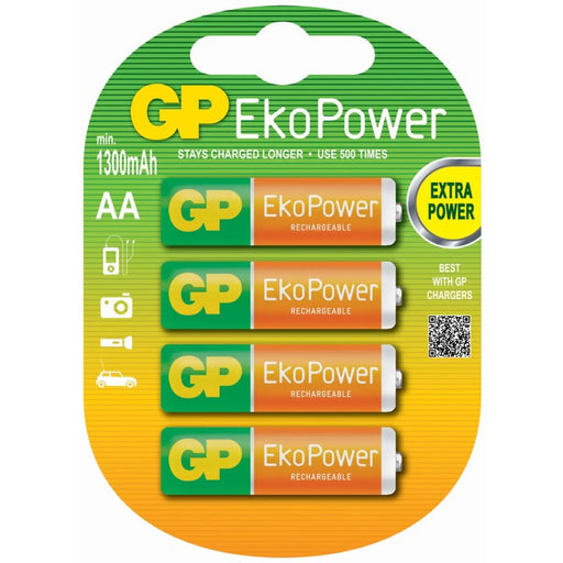 GP AA EkoPower Batteries Pack 4