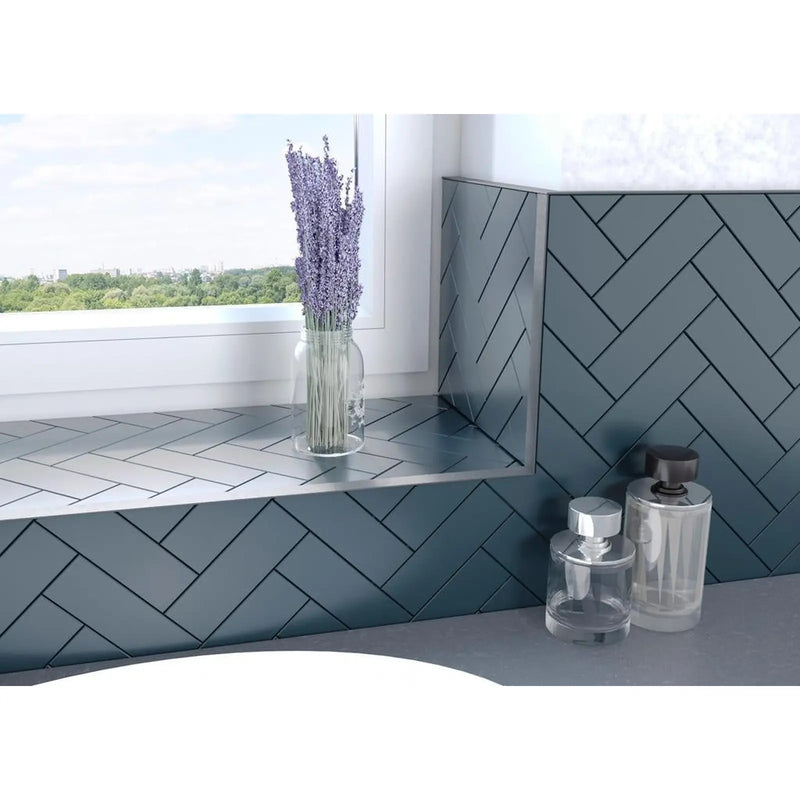 Tile Rite L Profile Trim 12mm x 2.44m Cast Iron