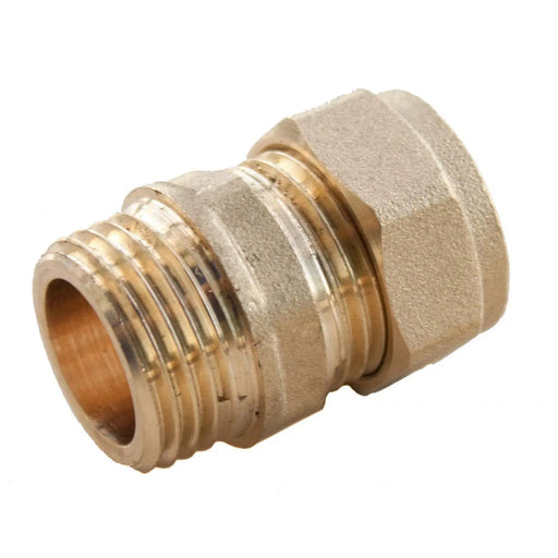 Oracstar Compression Straight Connector - Male 15mm x 1/2" MI
