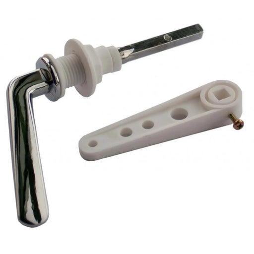 Oracstar Low Level Cistern Handle Pack Chrome Plated Metal
