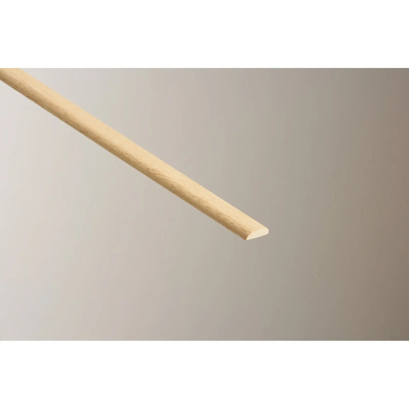 Cheshire Mouldings D Moulding Light Harwood 6 x 18mm x 2.4m