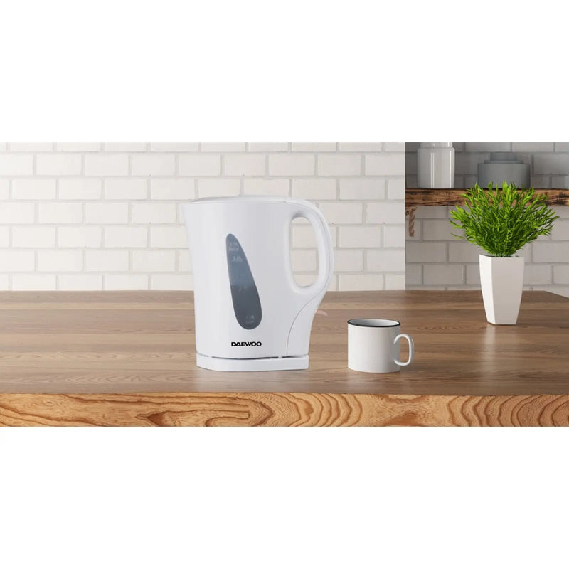 Daewoo Plastic Kettle 1.7L White