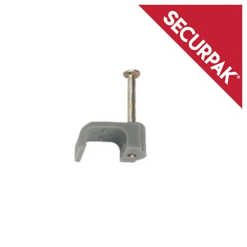 Securpak T & E Grey Cable Clips 1.5mm Pack 20