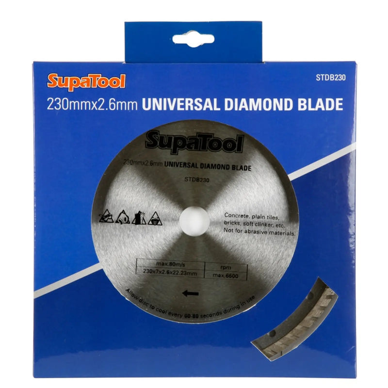 SupaTool Universal Diamond Blade 230x2.6mm