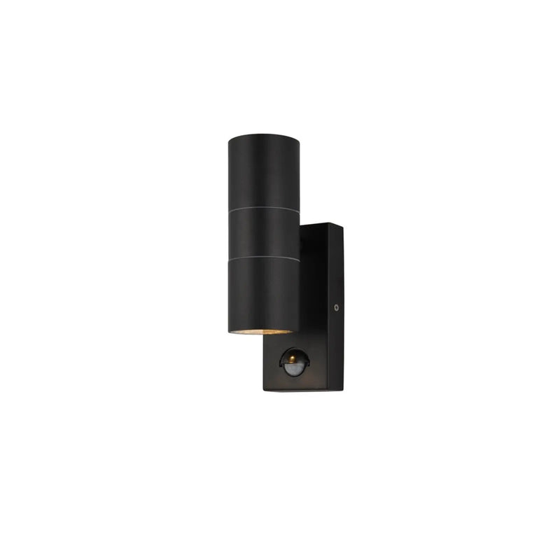 Zinc Leto 2 Light With Pir Tex Black