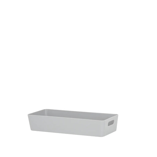 Wham Studio Rectangular Basket 30 x 12.50 x 6cm Cool Grey