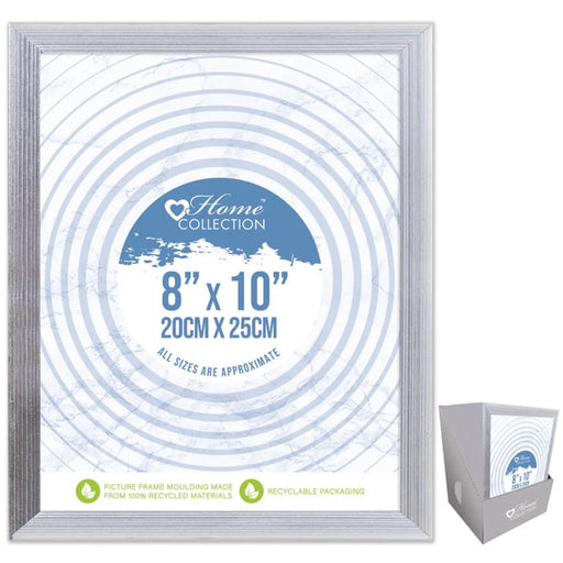 Stax I G Design Cambridge Silver Frame With Glass 8 x 10"