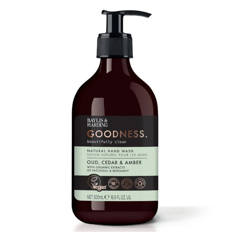 Stax Baylis & Harding Hand Wash 500ml Oud, Cedar & Amber