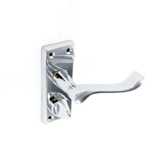 Securit Chrome Scroll Privacy Handles (Pair) 105mm