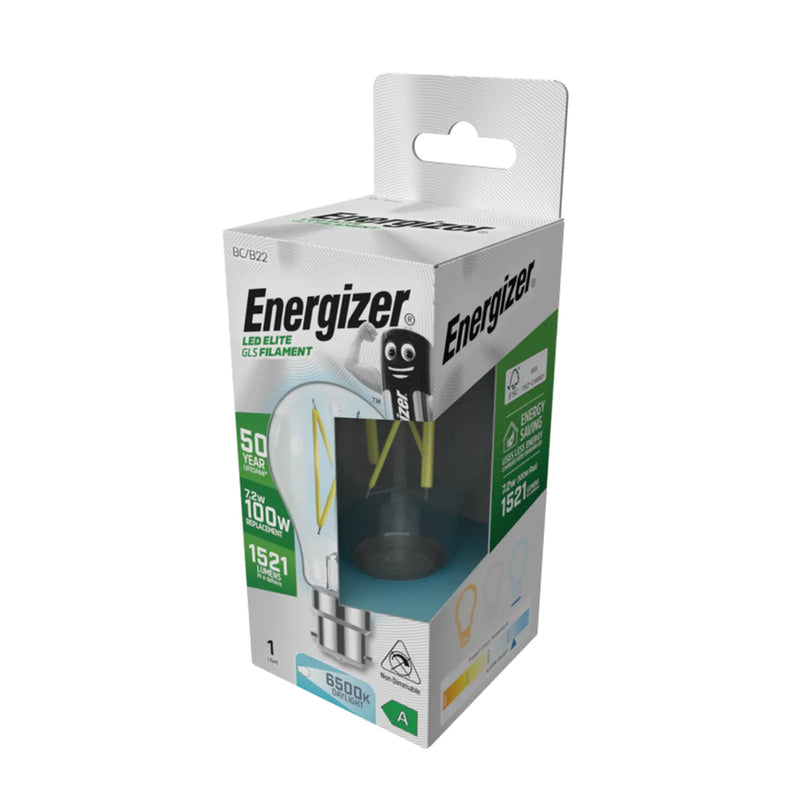 Energizer B22 A Rated GLS 6500k 7.2w