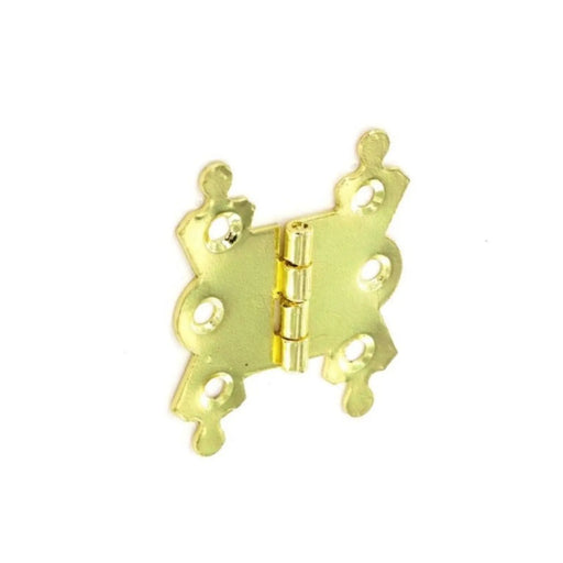 Securit Fancy Hinges Steel Brass Plated (Pair) 50mm