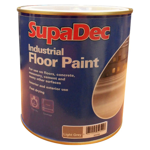 SupaDec Industrial Floor Paint 1L Light Grey