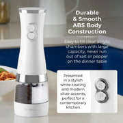 Tower Duo Electric Salt/Pepper Mill White