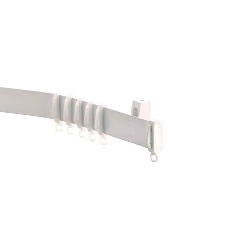Woodside Aluminium Metal Fixed Track 300cm White